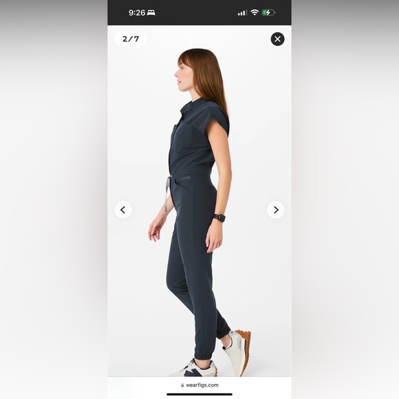 FIGS Rafaela Cargo Scrub Jumpsuit - Picture 2 of 6